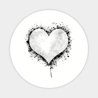 Splatter Heart Magnet